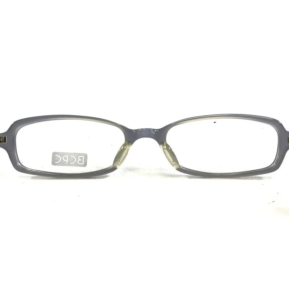 BCPC BP-156 COL.01 Eyeglasses Frames Gray Blue Rectangular Full Rim 48-17-137